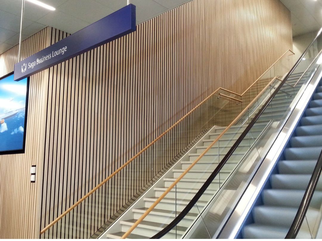 Wandbekleding Luchthaven Keflavík IJsland