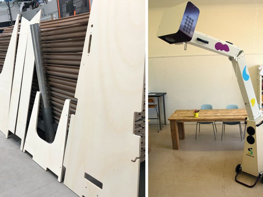 Multiplex Body Voor Verrijdbare Springlab Beweegvloer