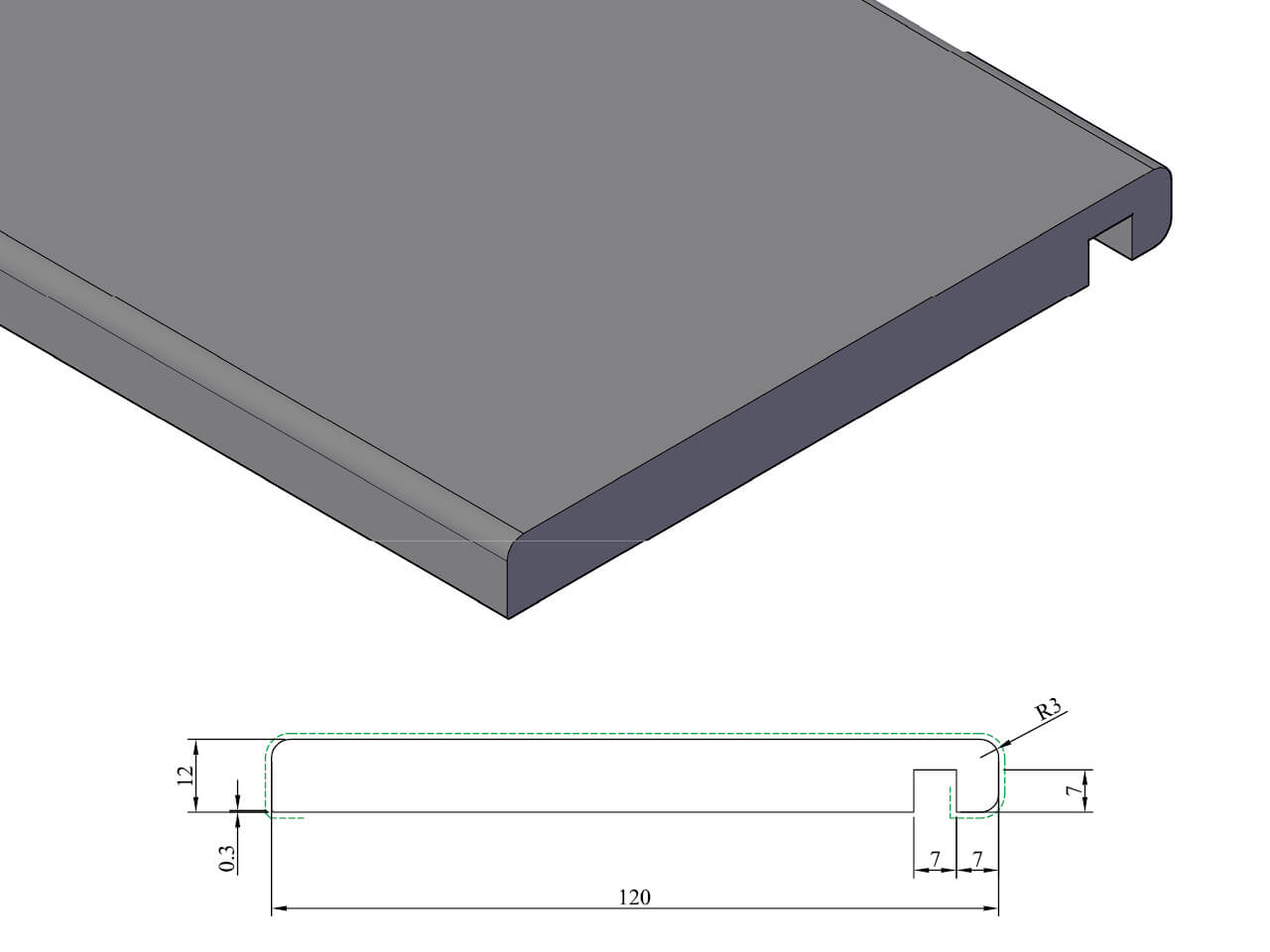 KDK 103 Koplat 12x120 mm KDK 103 Koplat 12x120 mm