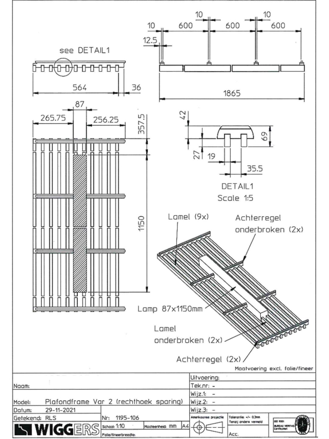 Tekening Plafondframe (1) Tekening Plafondframe (1)